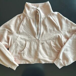Lululemon quarter zip fleece interior pullover